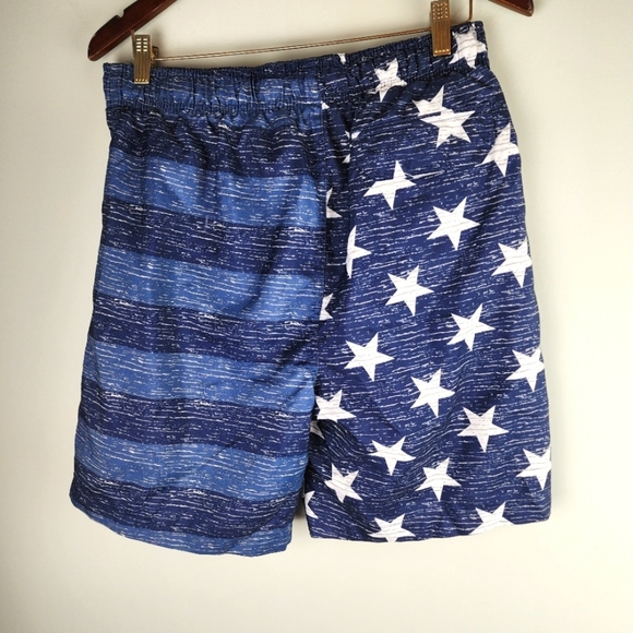 Laguna Elastic Tie Waist Lined With Pockets Swim Trunks Size Large - Picture 5 of 5
